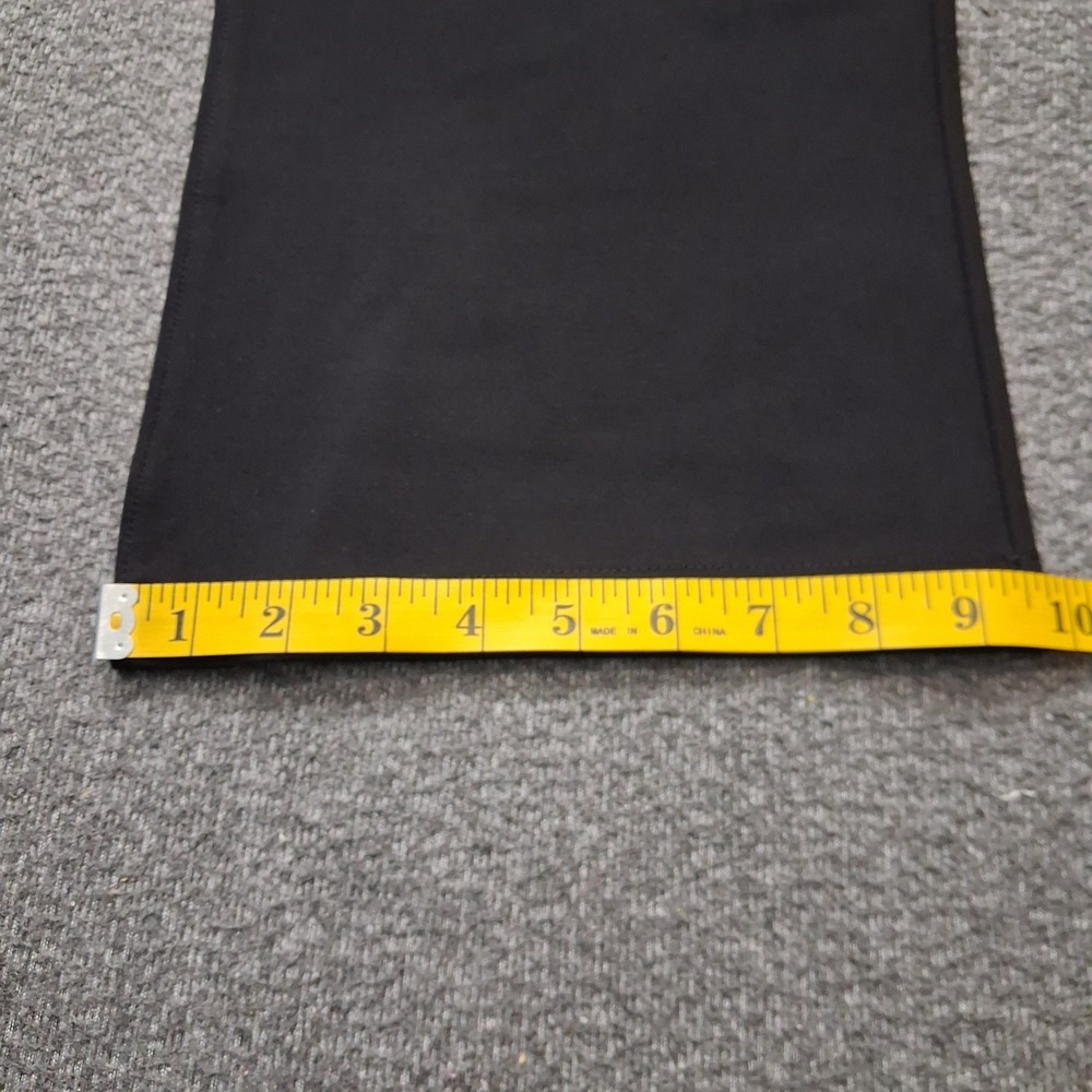 Betabrand Dress Pant Yoga Pant Black Sailor Button Pull On Bootcut Womens Sz L - Picture 8 of 13